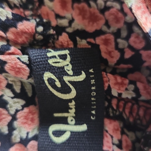 John Galt California Floral High-Low Skirt - Picture 8 of 9